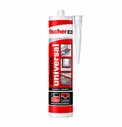 Silicone Acetico Multiuso SAM 280 Fischer. Trasparente, Sigillante Antimuffa