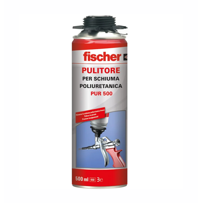 Pulitore per Schiuma Poliuretanica 500 ml Fischer PUR 500
