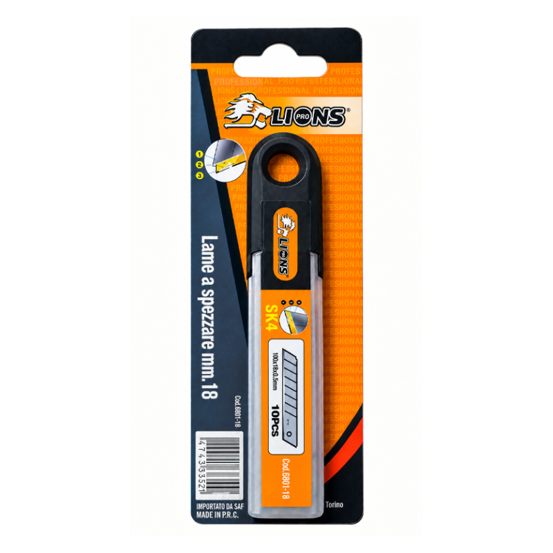 Lame a spezzare Lions 680V da 18 mm, confezione da 10 pezzi