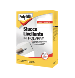 Estuco nivelante en polvo Polyfilla 1 kg – Blanco para interiores