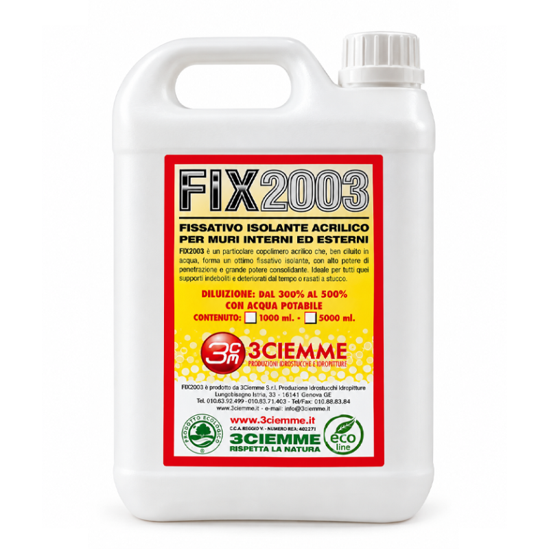 IX2003 Fissativo Isolante Acrilico 3Ciemme – 5L