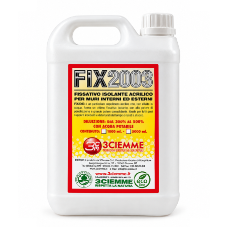 FIX2003 Fijador Aislante Acrílico 3Ciemme – 5 Lts.