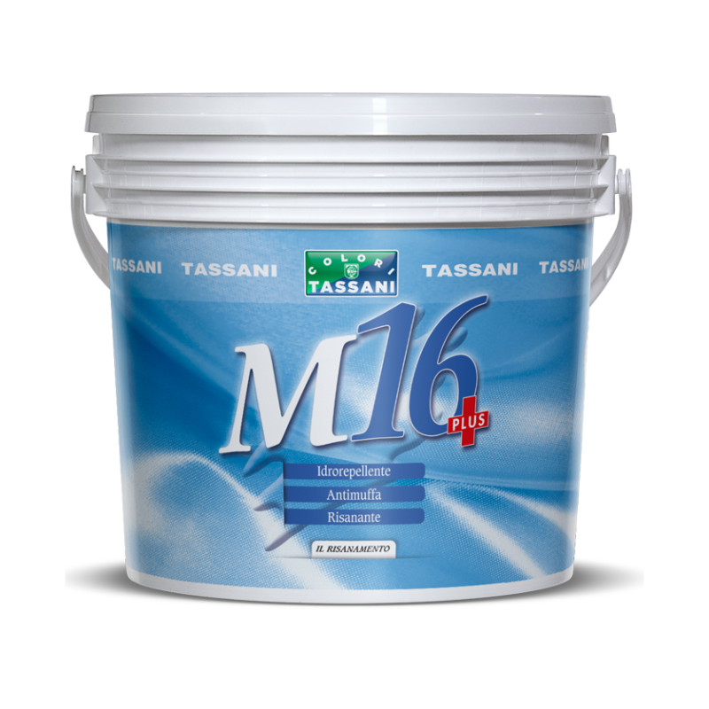 Pittura m16 plus risanamento idro idrorepellente antimuffa risanante