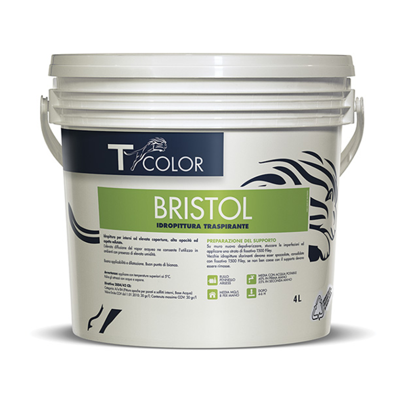 Pittura T-Color Bristol idropittura traspirante