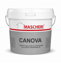 Idropittura Acrilica Canova Mascheri per interni dotata di elevata traspirabilità