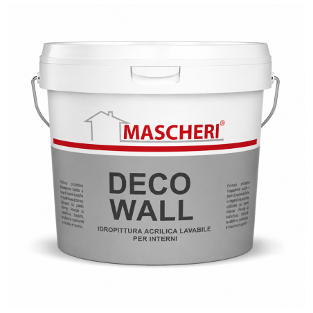 Idropittura Acrilica Deco Wall Mascheri lavabile per interni dotata di ottima qualità