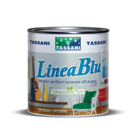 Smalto Acrilico All'Acqua Inodore Linea Blu Tassani