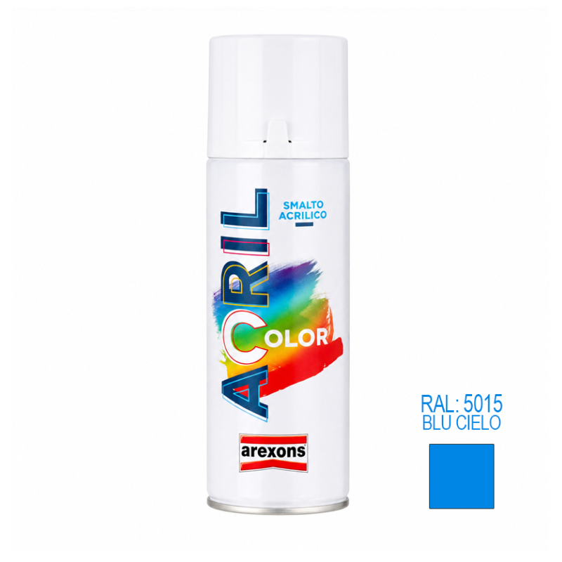 Smalto Acrilico Spray Blu Cielo Arenox Acrilcolor 400 Ml Smalto Acrilico Spray Blu Cielo Arenox Acrilcolor 400 Ml