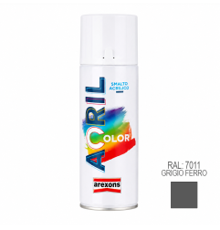 Smalto Acrilico Spray Grigio Ferro Arenox Acrilcolor 400 Ml