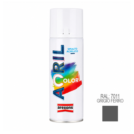 Smalto Acrilico Spray Grigio Ferro Arenox Acrilcolor 400 Ml
